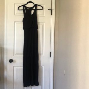 Lush black maxi dress